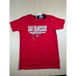 New Era T-Shirt Mens‎ Medium Red Graphic Cotton San Francisco 49ers Football